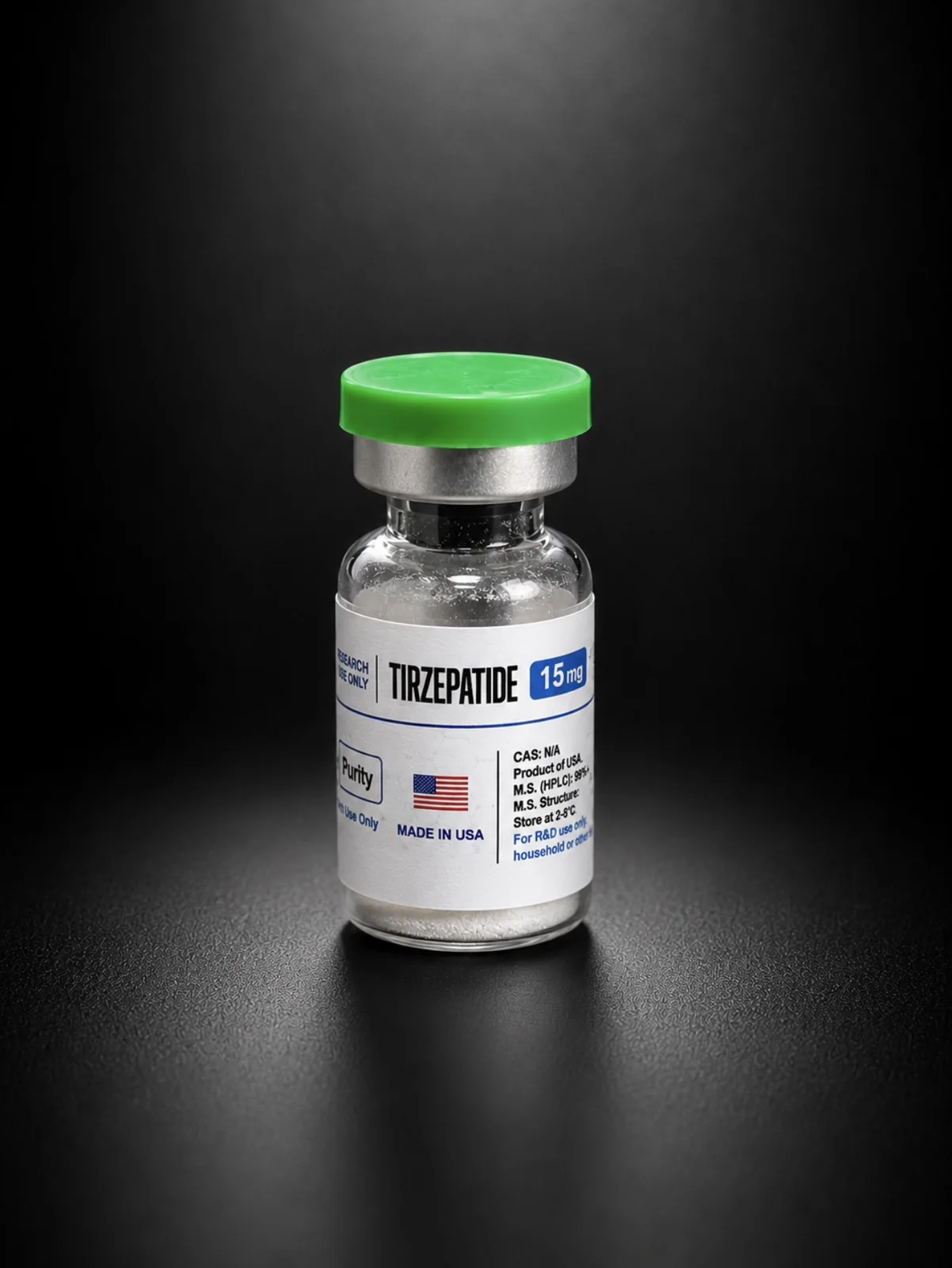 Tirzepatide 15 mg — Флакон, 15 mg
